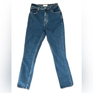 Abercrombie & Fitch Jeans Size 27 Slim Straight Ultra High Rise Curve Love Denim